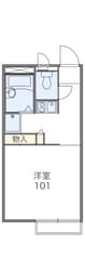 レオパレス中山の物件間取画像